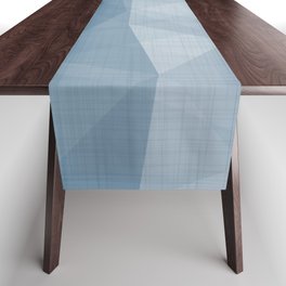 Imperial Topaz - Geometric Triangles Minimalism Table Runner