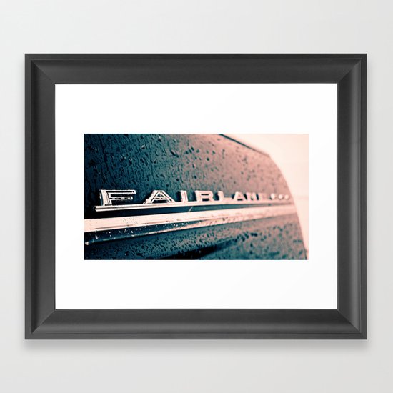 Fairlane emblem Framed Art Print
