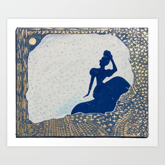 Olga Retrograde Art Print