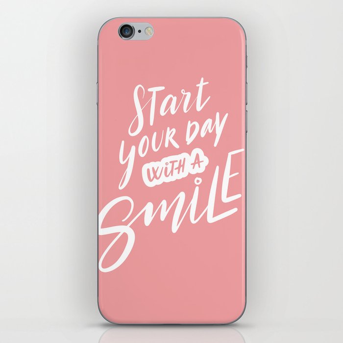 Start Your Day with a Smile iPhone Skin