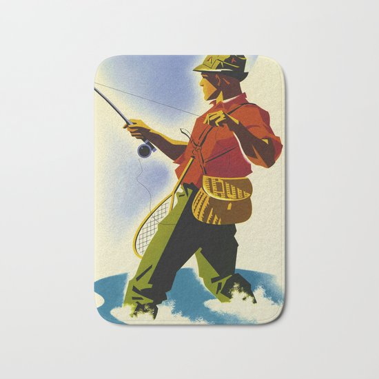 Colorado Fly Fishing Travel Bath Mat