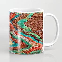 Chevrons Green Mug