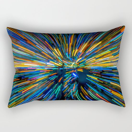 Explosion of Color Rectangular Pillow