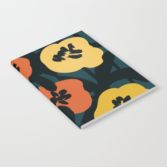 Midnight Flowers Notebook