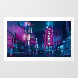 TOKYO BLOOM - Cyberlife Art Print