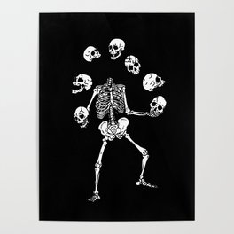 Circus of Skeleton Poster