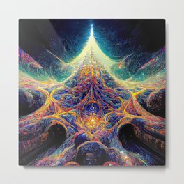 Acceleration Metal Print | Acid, Psychedelicart, Shrooms, Hyperspace, Spirituality, Psychedelic, Dmt, Lsd, Graphicdesign, Ketamine 