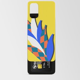 Abstract colorful botanical pattern plant 1 Android Card Case