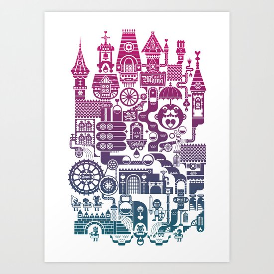 Castle Mama Art Print