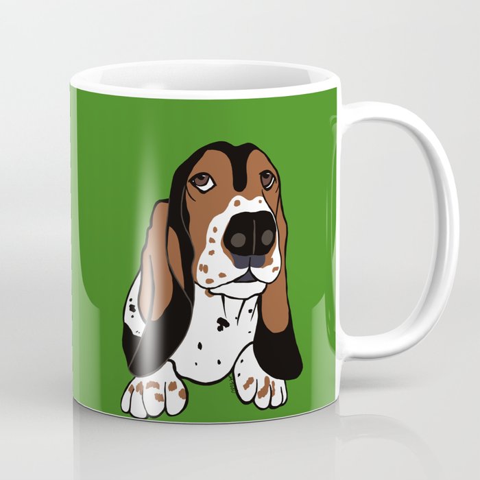 Basset Hound Coffee Mug | Drawing, Basset-hound, Hound-dog, Basset-hound-dog