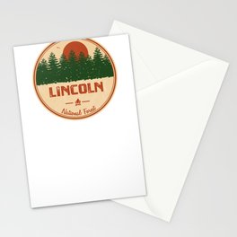 Lincoln National Forest Stationery Card