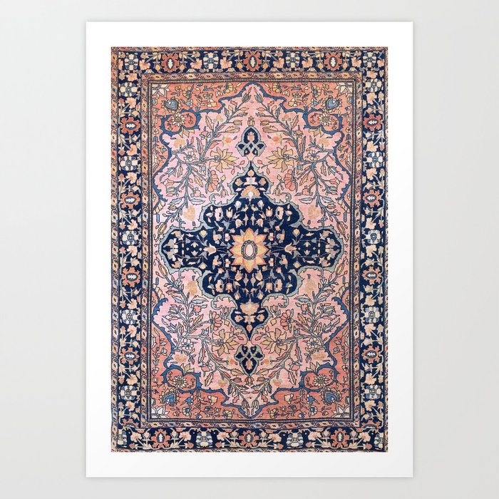 Sarouk Antique West Persian Rug Print Kunstdrucke Sarouk Antique West Persian Rug Print Kunstdrucke