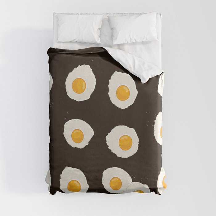 Breakfast eggs Duvet Cover