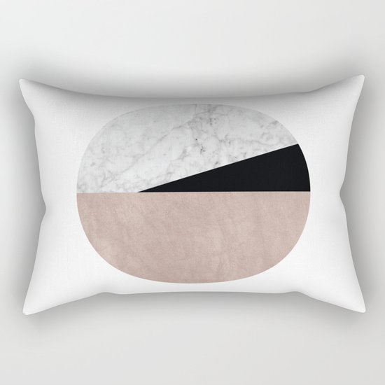 Minimalist Geometric 2 Rectangular Pillow