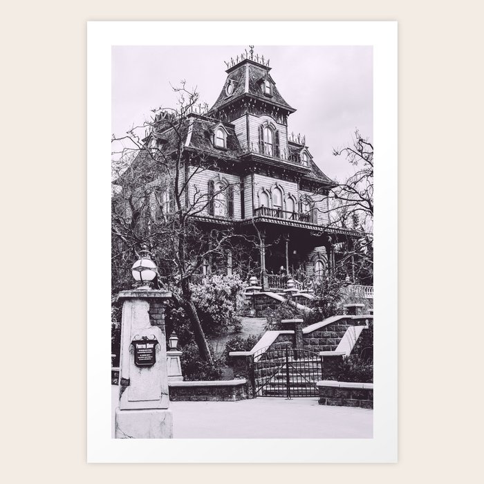 Disneyland Paris Phantom Manor France Art Print By