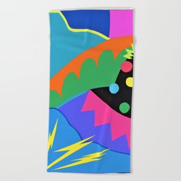 Color Study 001 Beach Towel