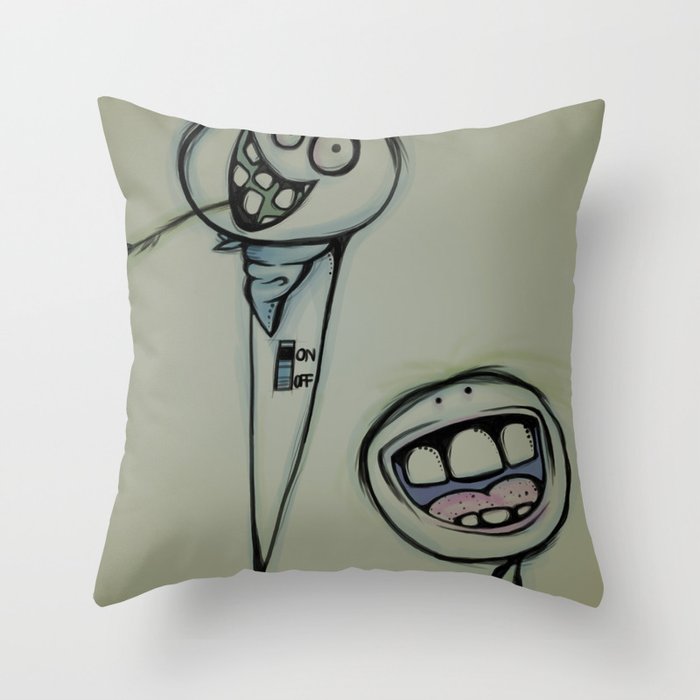 Us and Them Throw Pillow