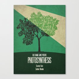 Photosynthesis - Minimalist Board Games 10 Canvas Print