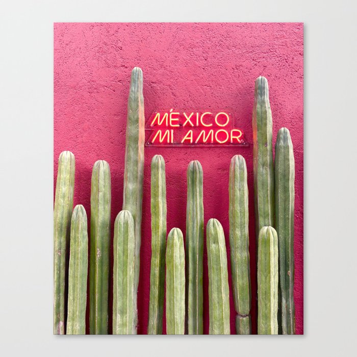 Mexico Mi Amor Canvas Print
