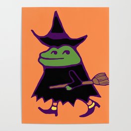 Frog Witch Poster