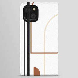 Abstract Art Prints Composition 9, Modern Art V1 iPhone Wallet Case
