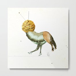 FabCreature · das pferd schwamm Metal Print | Tierisch, Creature, Digital, Fun, Crazyanimal, Funny, Frankenstein, Art, Abgefahren, Mixedanimal 