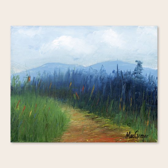 Mountain Path Canvas Print