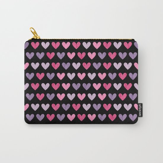 Colorful hearts VI Carry-All Pouch