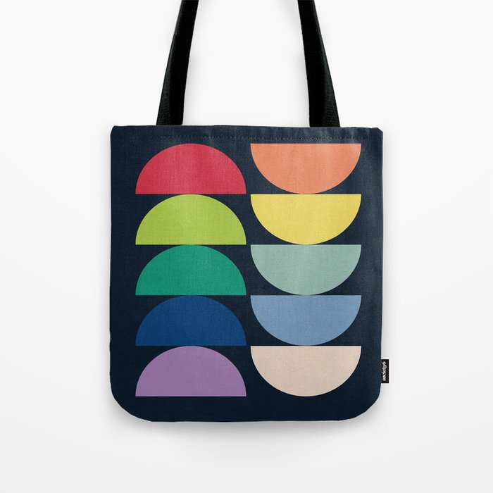 Abstract Flower Palettes Tote Bag
