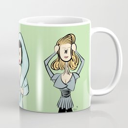 Death Becomes Her 3 Character Drawing Coffee Mug