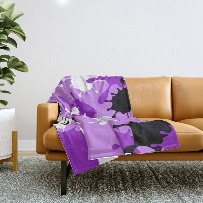 Black and purple hotsell blanket