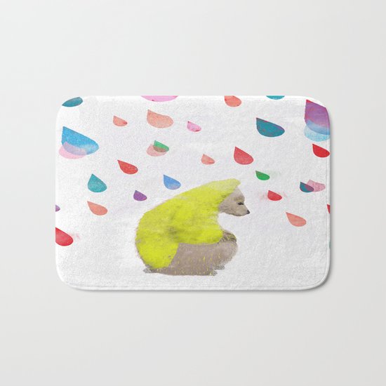 rainy day dream away Bath Mat