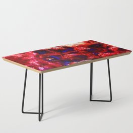 Rich Red Blue Coffee Table