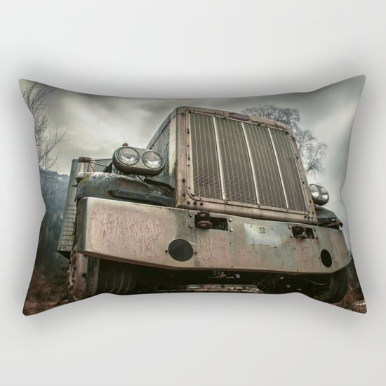 Rusty Warrior Rectangular Pillow