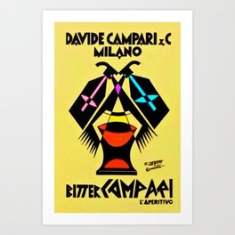 0069 Vintage Travel Poster Art Milano