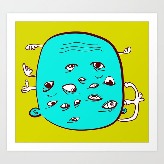Fluff the Take Art Print