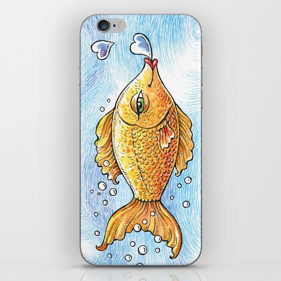 Kisses From Fannie Finn iPhone & iPod Skin
