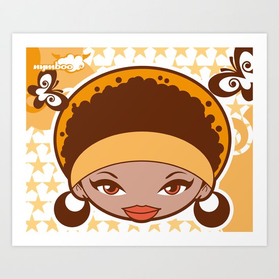 Bee-J Color2 Art Print