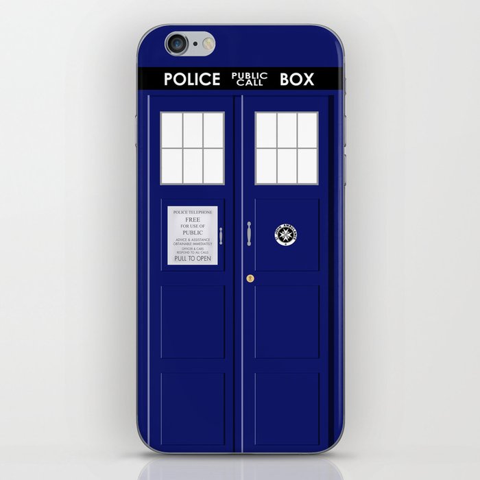 TARDIS iPhone Skin