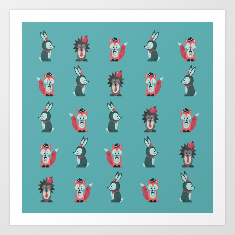 Dark Dreams Children S Room Wallpaper In The Bunker Art Print By