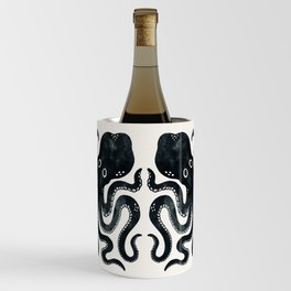 Minoan Octopus - Black Ink Wine Chiller