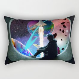 Shuttle Space Portal View Rectangular Pillow