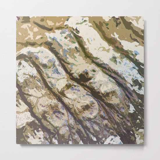 Genuine Leather Metal Print