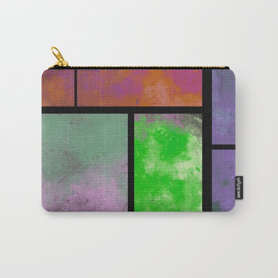 Textured Windows - Modern, abstract, textured painting Carry-All Pouch