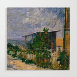 Vincent Van Gogh Shelter on Montmartre  Wood Wall Art