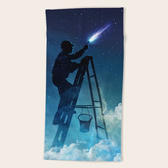 Star Builder Beach Towel