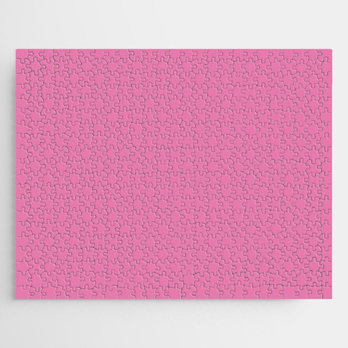 Real Raspberry Pink Jigsaw Puzzle