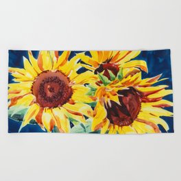 Sunflowers Beach Towel
