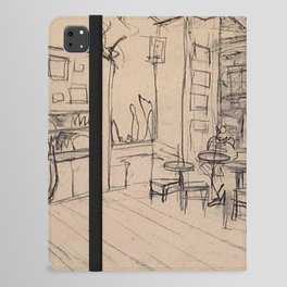 Matcha Line Sketch iPad Folio Case