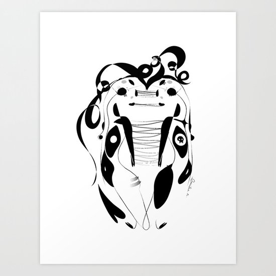 Soul to soul - Emilie Record Art Print
